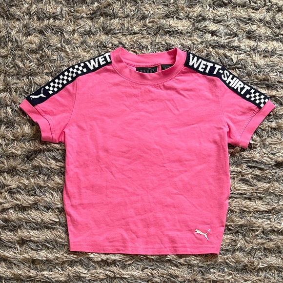 Puma by Rihanna Tops - FENTY x PUMA by Rihanna Collection Pink Tee, Size XS